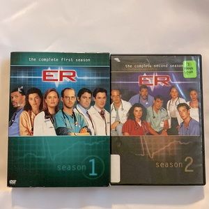 ER The complete 1st and 2nd seasons DVD sets